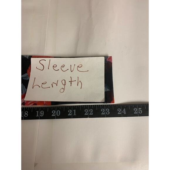 Mesh Blouse Sheer Floral Fairy Grunge Rocker Punk Goth Edgy Womens Size XS - Picture 7 of 9